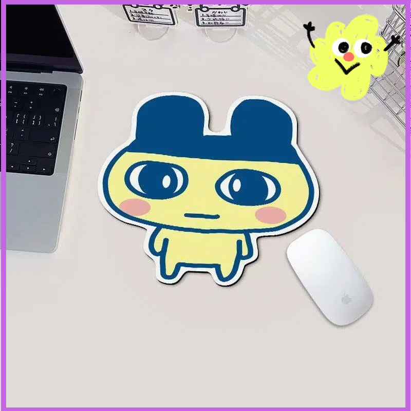 Tech Accessories For Office Desk - Cute Cartoon Tamagotchi Mousepad Small Size