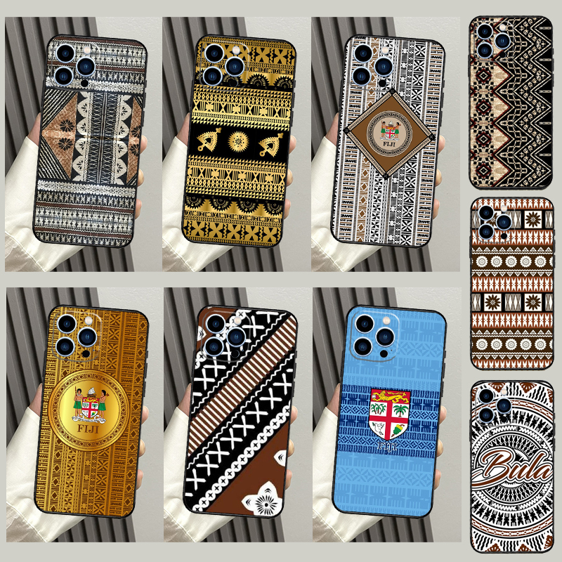 Tech Accessories Iphone - Fijian Masi Tapa For iPhone 16