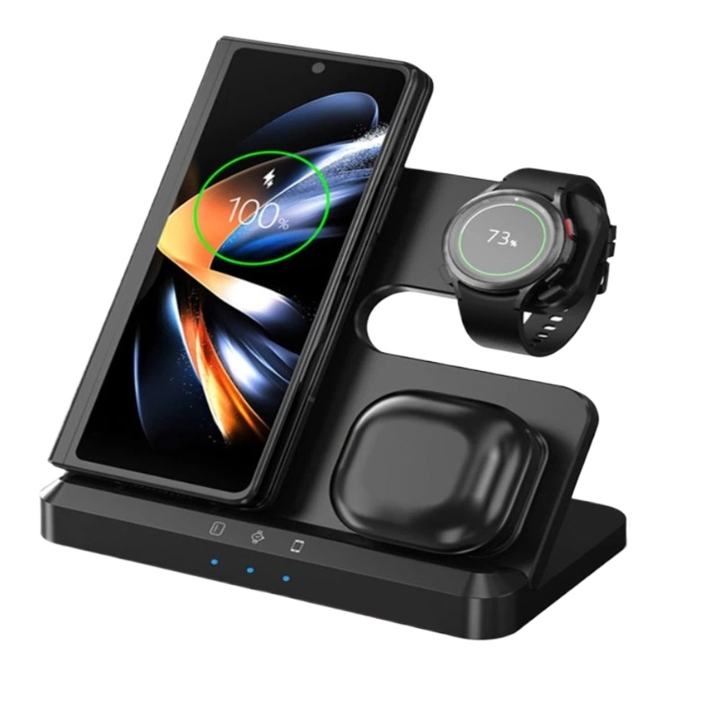 Wireless Charger 3 In 1 - 3 in 1 Wireless Charger Station