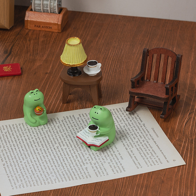Cartoon Frog Rocking Chair Tab - Tech Accessories For Office Desk บทวิจารณ์และราคา