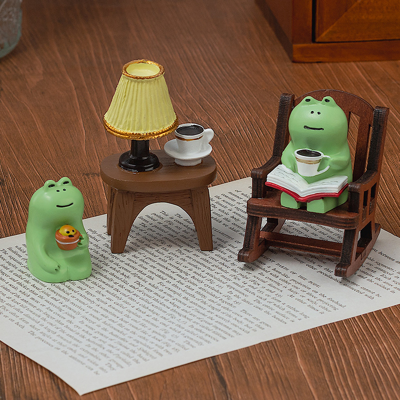 Cartoon Frog Rocking Chair Tab - Tech Accessories For Office Desk บทวิจารณ์และราคา