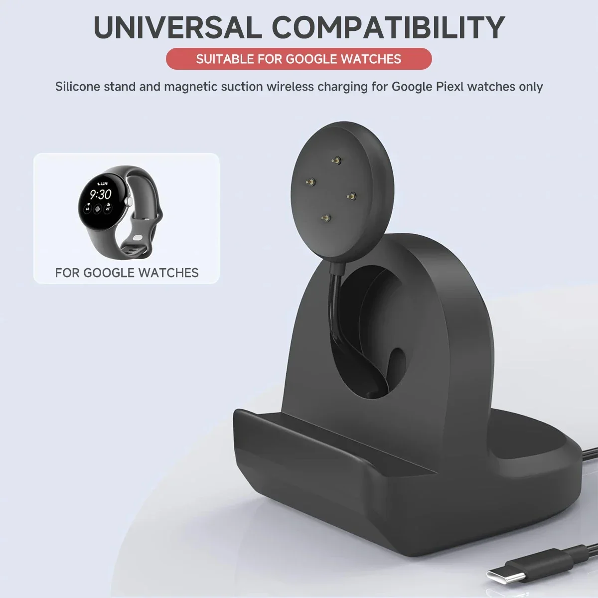 Soft Silicone Charger Cradle D - Wireless Charger 3 In 1 บทวิจารณ์และราคา