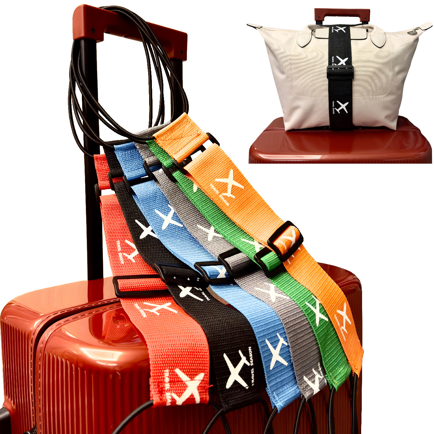 Aircraft printed nylon luggage - Tech Accessories For Travel บทวิจารณ์และราคา