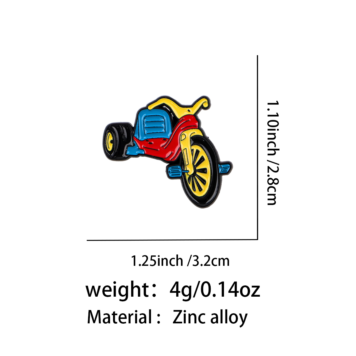 Retro Bicycle Enamel Pin Vinta - Vintage Tech Accessories บทวิจารณ์และราคา