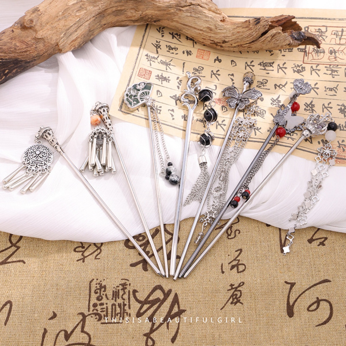 Elegant Women's Hairpin Antiqu - Vintage Tech Accessories บทวิจารณ์และราคา