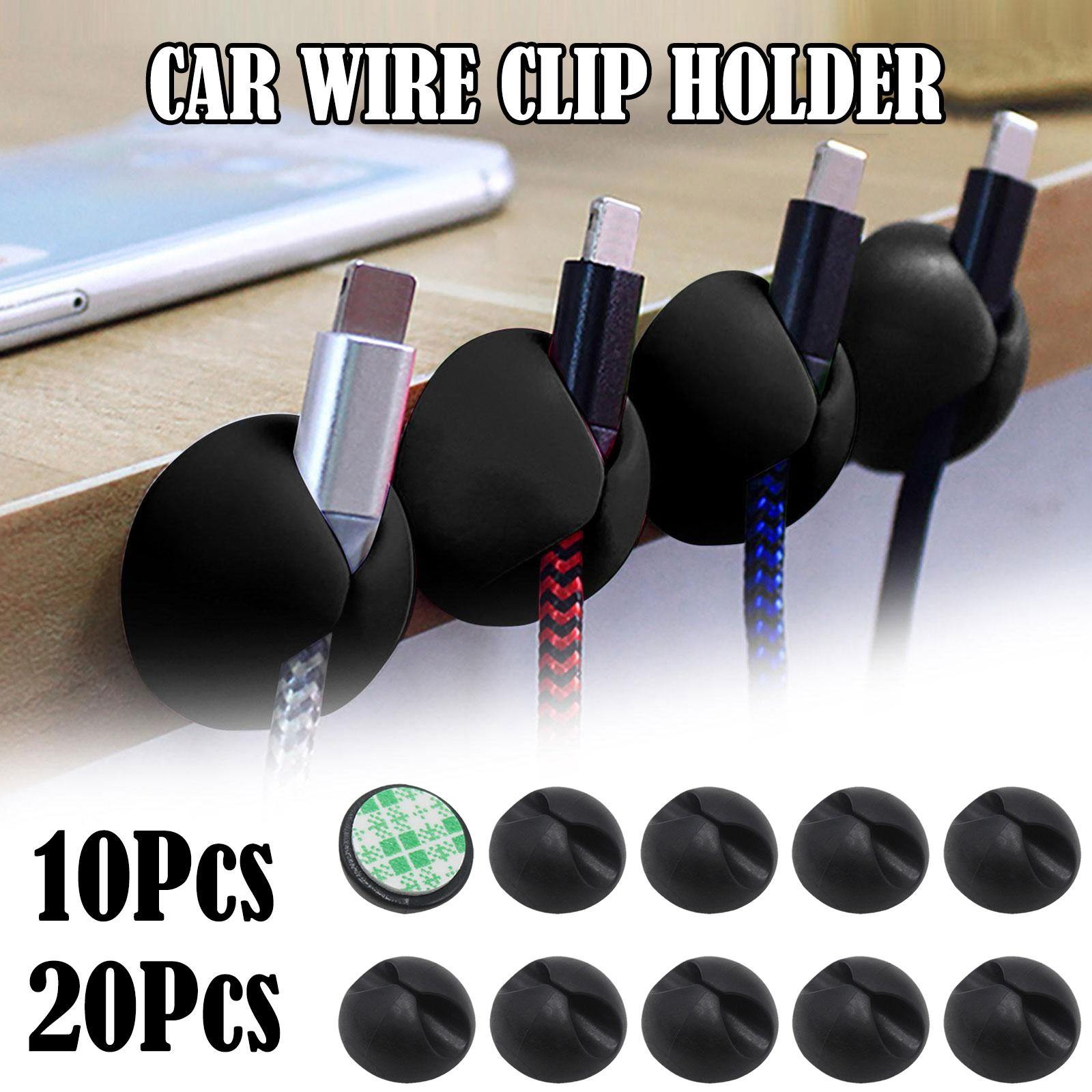 Car Dashboard Data Cable Clip  - Tech Accessories For Office Desk บทวิจารณ์และราคา