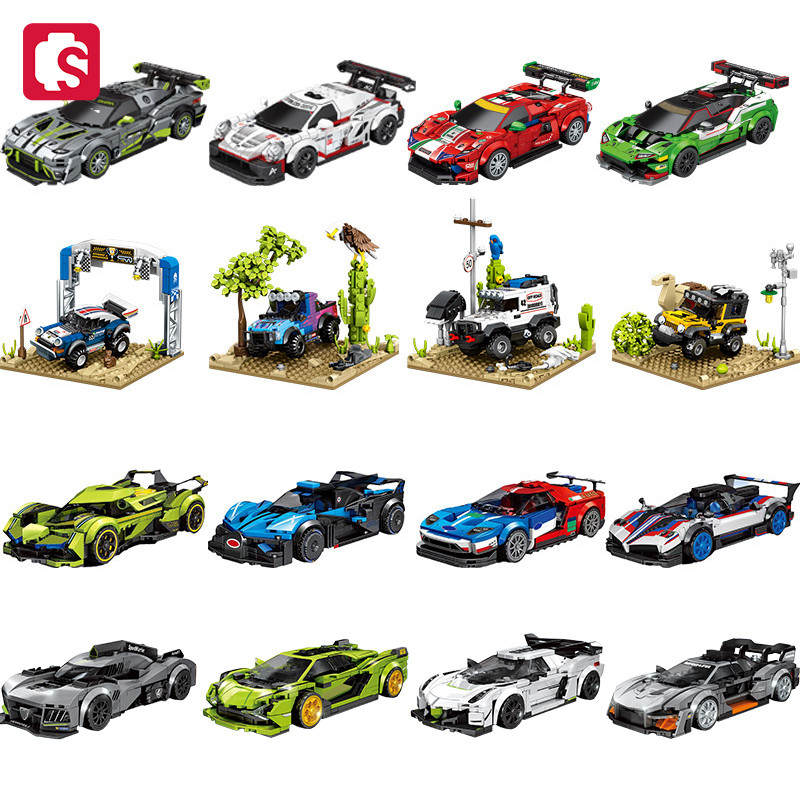 SEMBO Sports Car Building Bloc - Tech Diving Accessories บทวิจารณ์และราคา