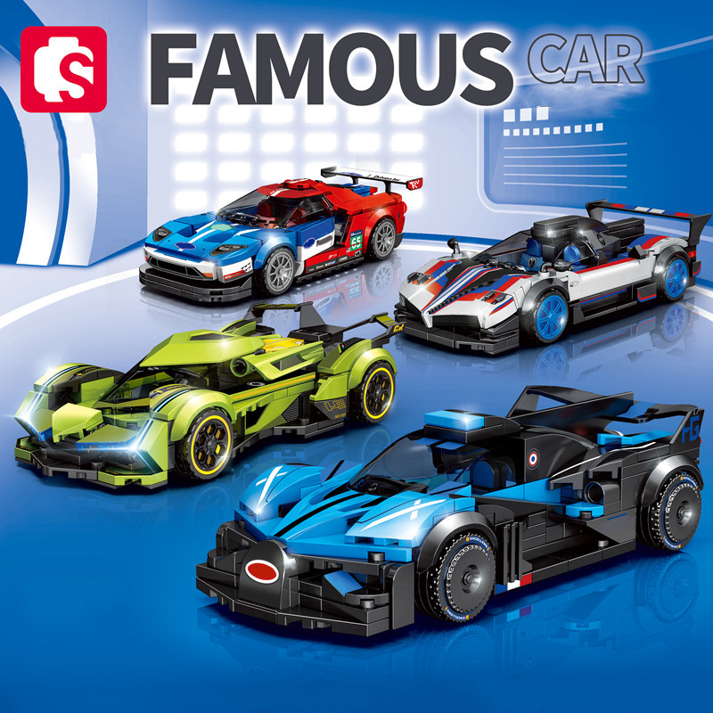 SEMBO Sports Car Building Bloc - Tech Diving Accessories บทวิจารณ์และราคา