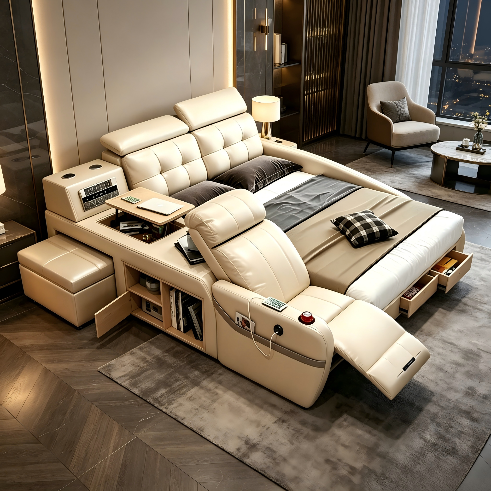 MS-Couch Electric Recliner wit - Tech Queen บทวิจารณ์และราคา