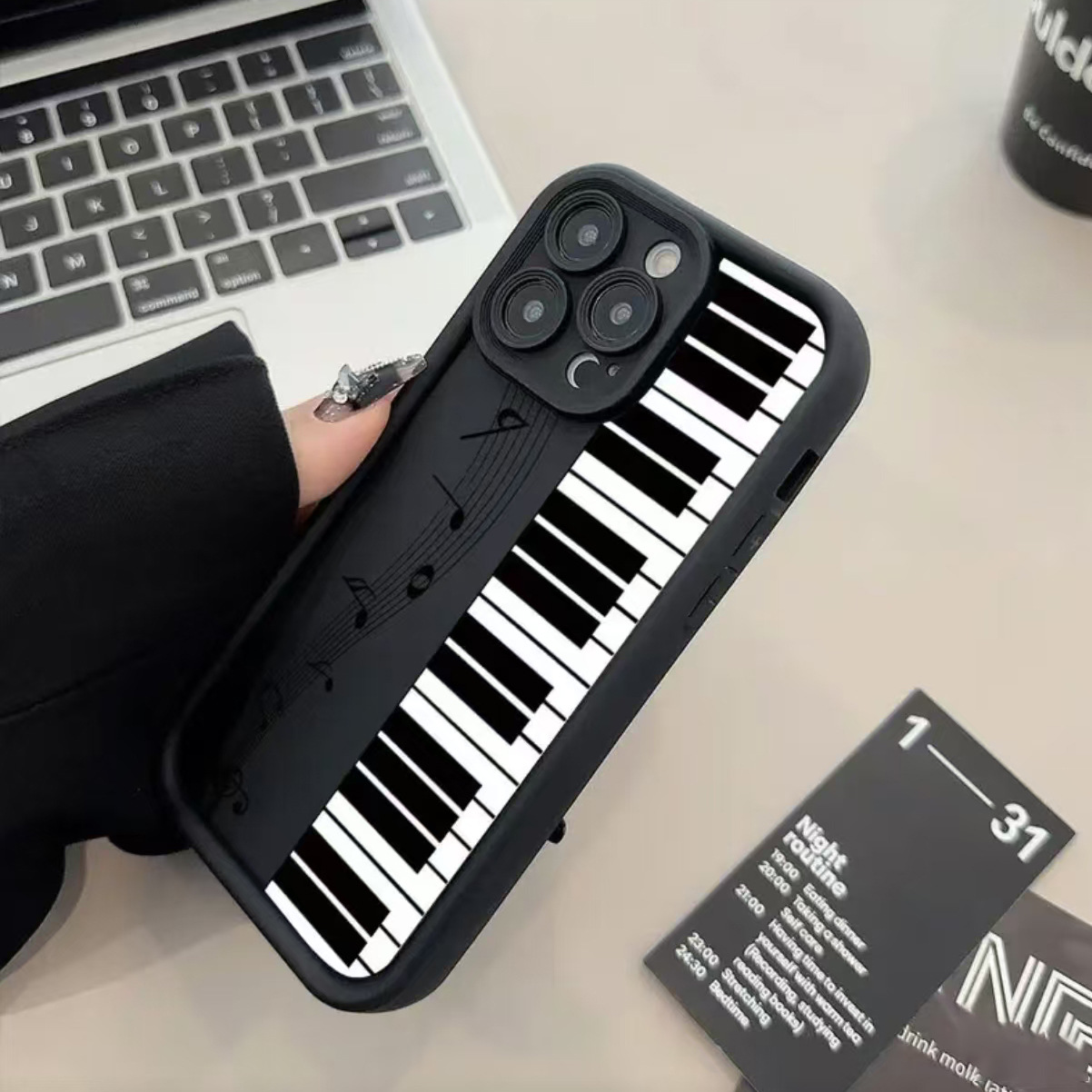 Piano Keys TPU Phone Case for  - Tech Accessories Iphone บทวิจารณ์และราคา