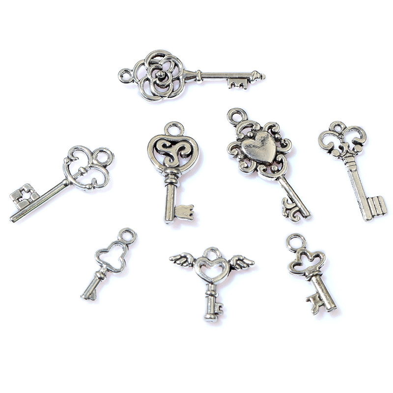 50pcs Vintage Small Key Charms - Vintage Tech Accessories บทวิจารณ์และราคา