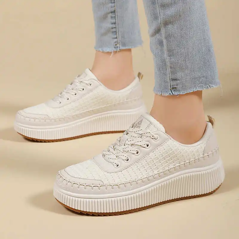 Brown Shoes Woman Flats Autumn - Tech Girl Accessories บทวิจารณ์และราคา