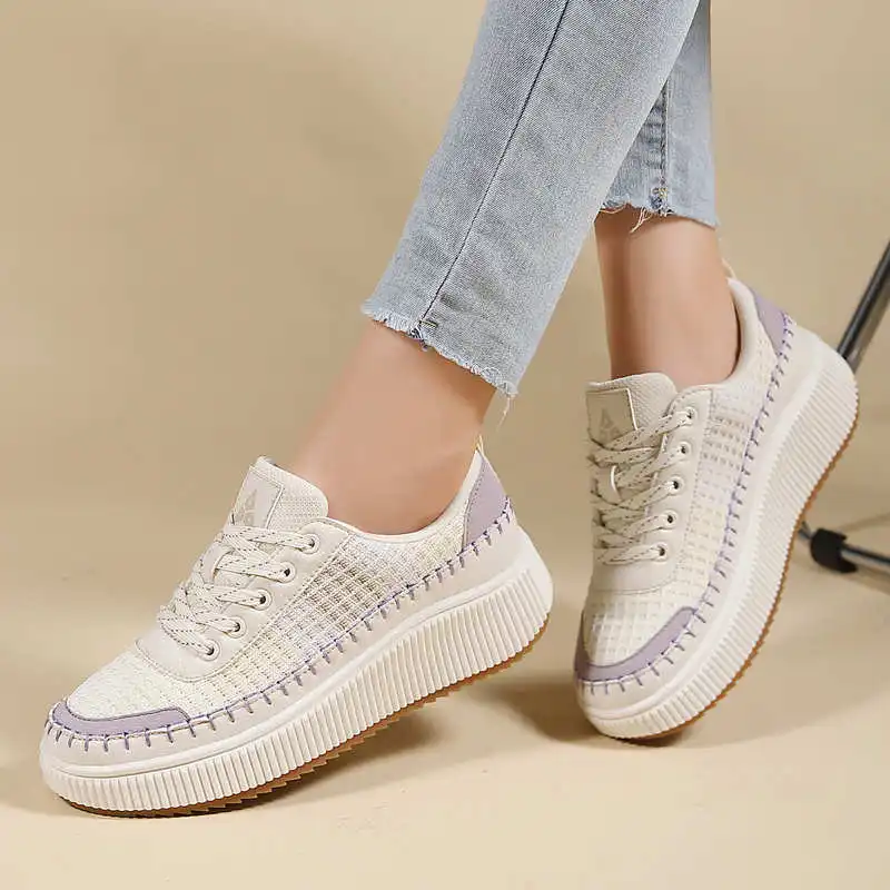 Brown Shoes Woman Flats Autumn - Tech Girl Accessories บทวิจารณ์และราคา