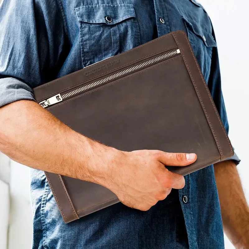 Leather Tablet Storage Bag for - Tech Accessories For Ipad บทวิจารณ์และราคา