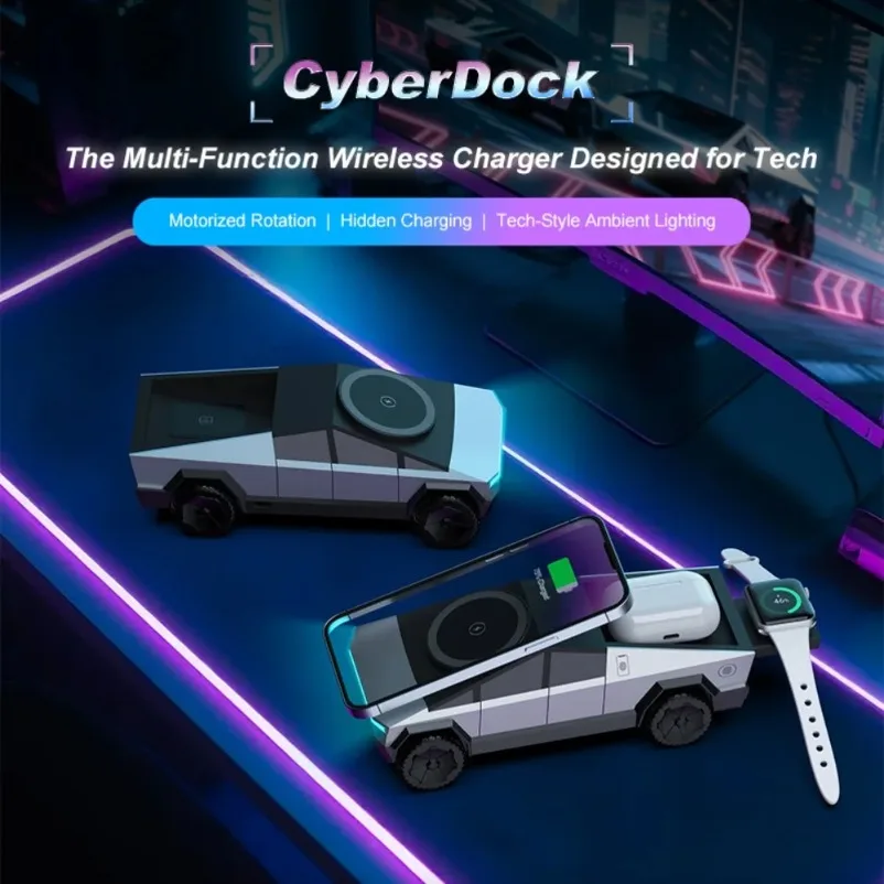 VIKEFON Desk Car Magnetic 3-in - Wireless Charger 3 In 1 บทวิจารณ์และราคา