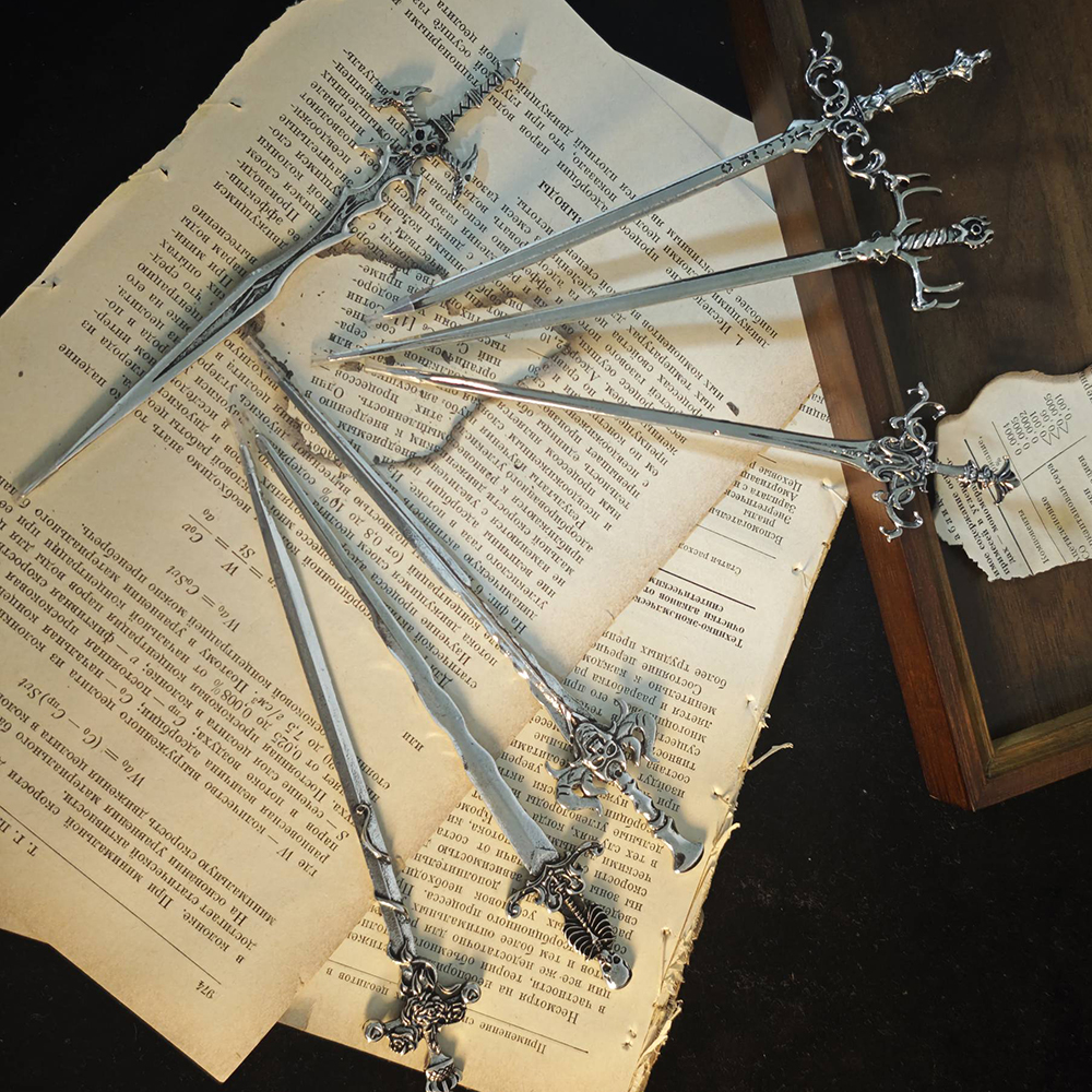 1pc Gothic Style Metal Sword H - Vintage Tech Accessories บทวิจารณ์และราคา