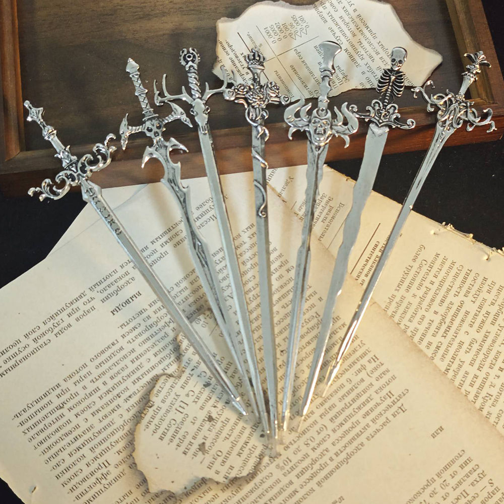 1pc Gothic Style Metal Sword H - Vintage Tech Accessories บทวิจารณ์และราคา