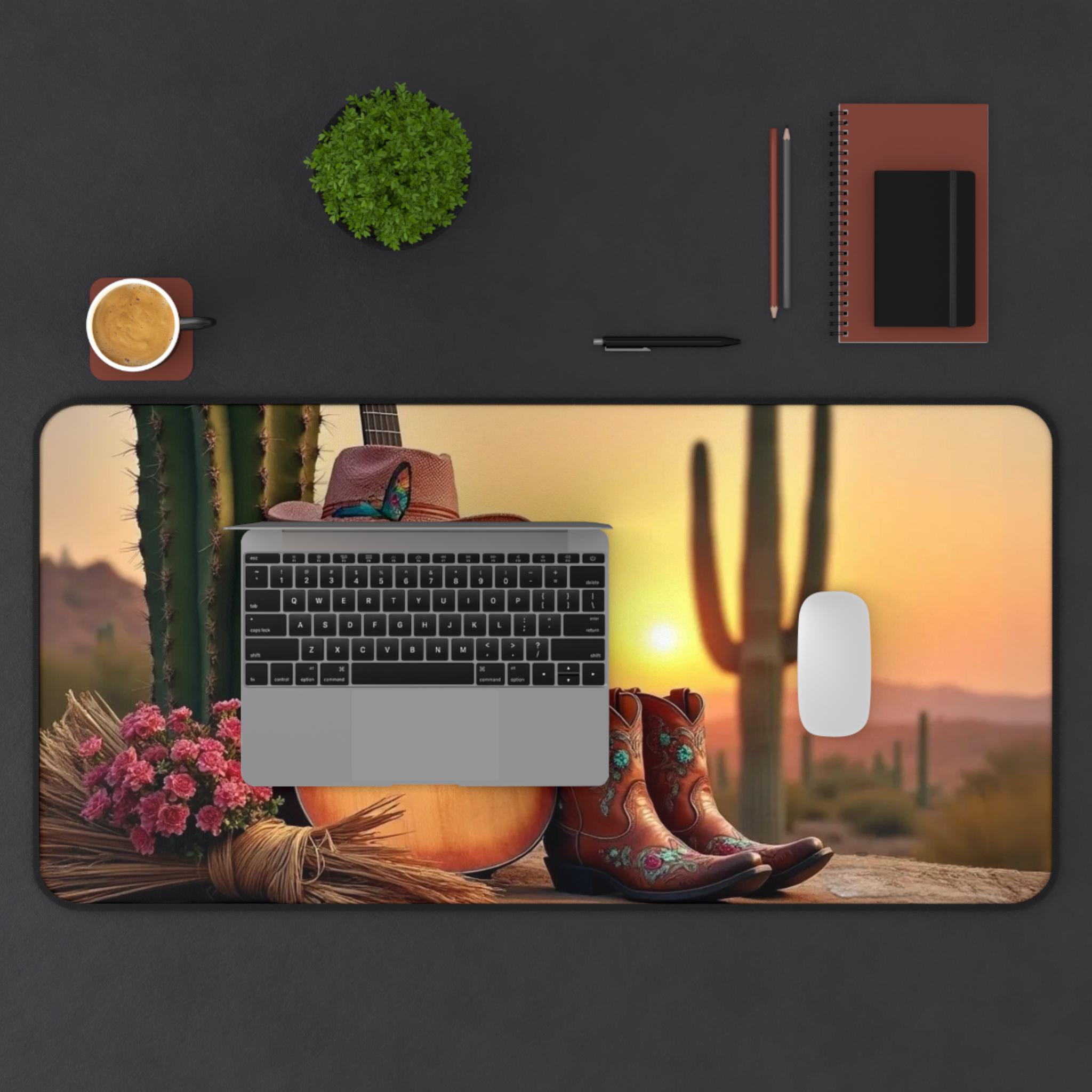 Desert Guitar Mouse Pad, Cactu - Tech Girl Accessories บทวิจารณ์และราคา