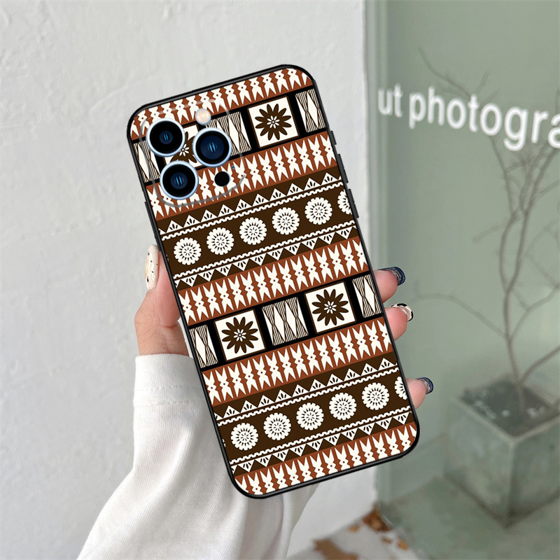 Fijian Masi Tapa For iPhone 16 - Tech Accessories Iphone บทวิจารณ์และราคา