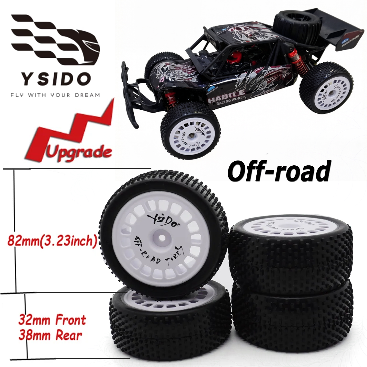 YSIDO 82mm 4PCS 1/10 2WD RC Of - Xray Tech Accessories บทวิจารณ์และราคา