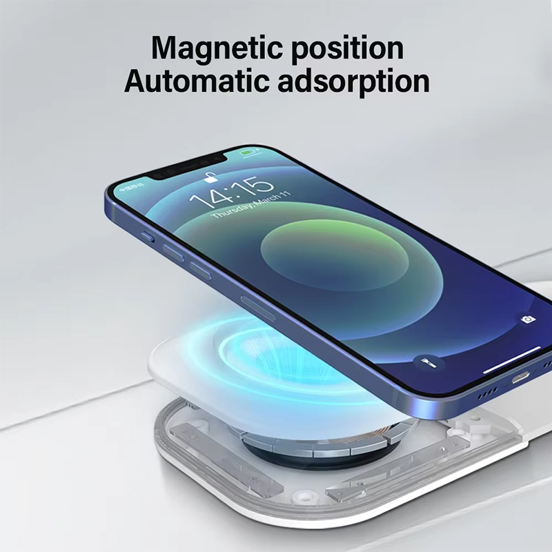 Universal Qi2 Magnetic Foldabl - Wireless Charger 3 In 1 บทวิจารณ์และราคา