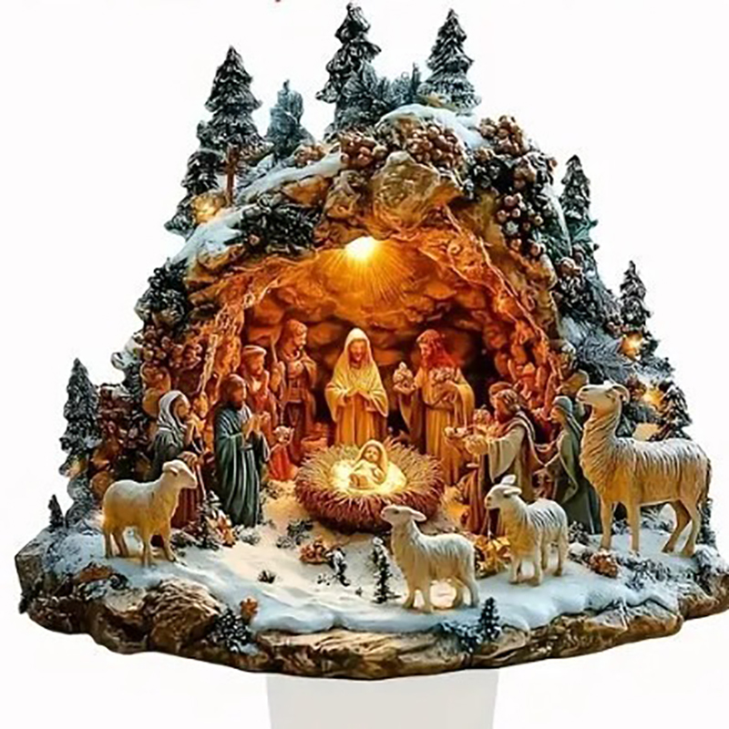 2025 New Nativity Jesus Birth  - Tech Accessories For Office Desk บทวิจารณ์และราคา