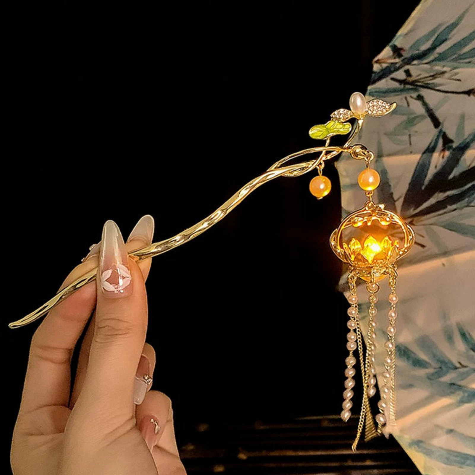 Luminous Flower Hairpin For Wo - Vintage Tech Accessories บทวิจารณ์และราคา