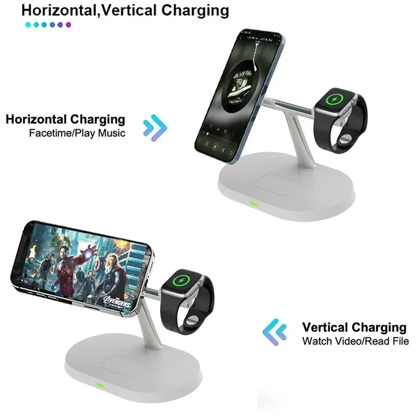 Magnetic Wireless Charger Stan - Wireless Charger 3 In 1 บทวิจารณ์และราคา