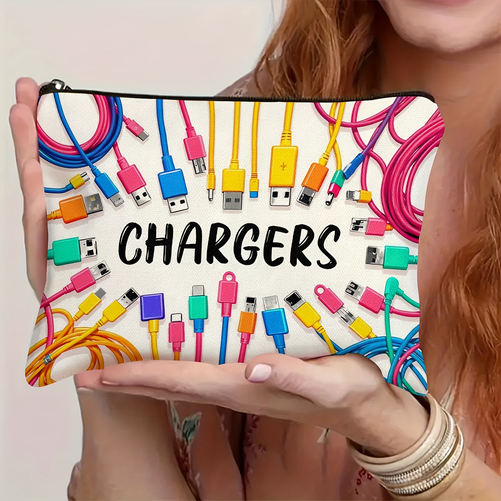 Colorful Cable USB Storage Bag - Tech Accessories For Office Desk บทวิจารณ์และราคา