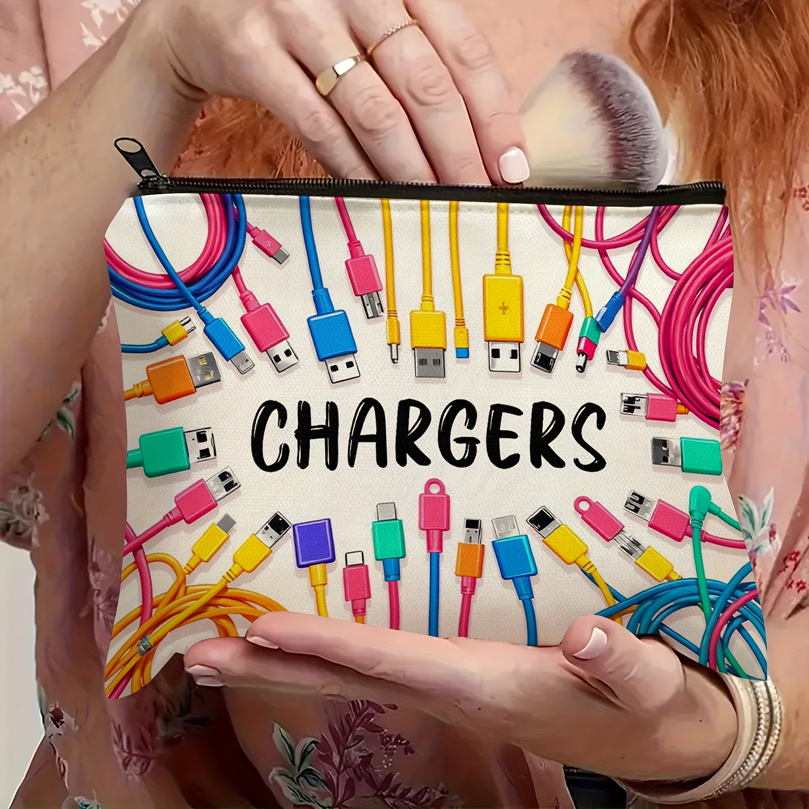 Colorful Cable USB Storage Bag - Tech Accessories For Office Desk บทวิจารณ์และราคา