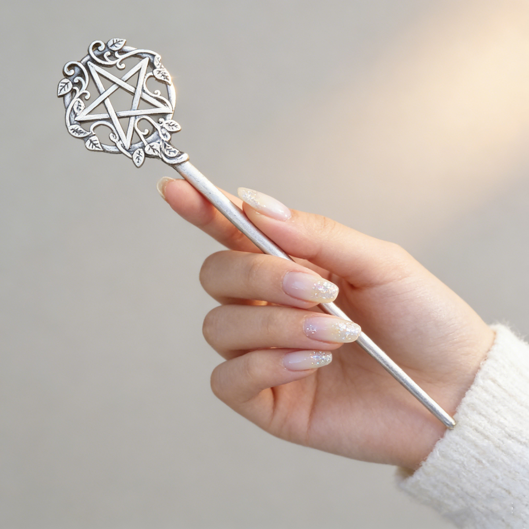 1pc Mystical Pentagram Hair St - Vintage Tech Accessories บทวิจารณ์และราคา