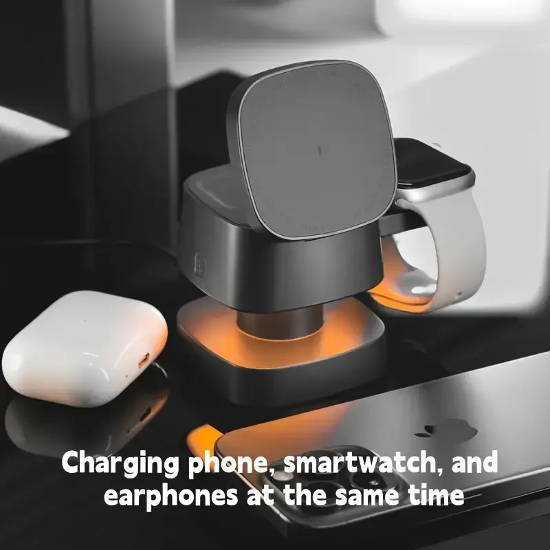 Magnetic 3 in 1 Wireless Charg - Wireless Charger 3 In 1 บทวิจารณ์และราคา