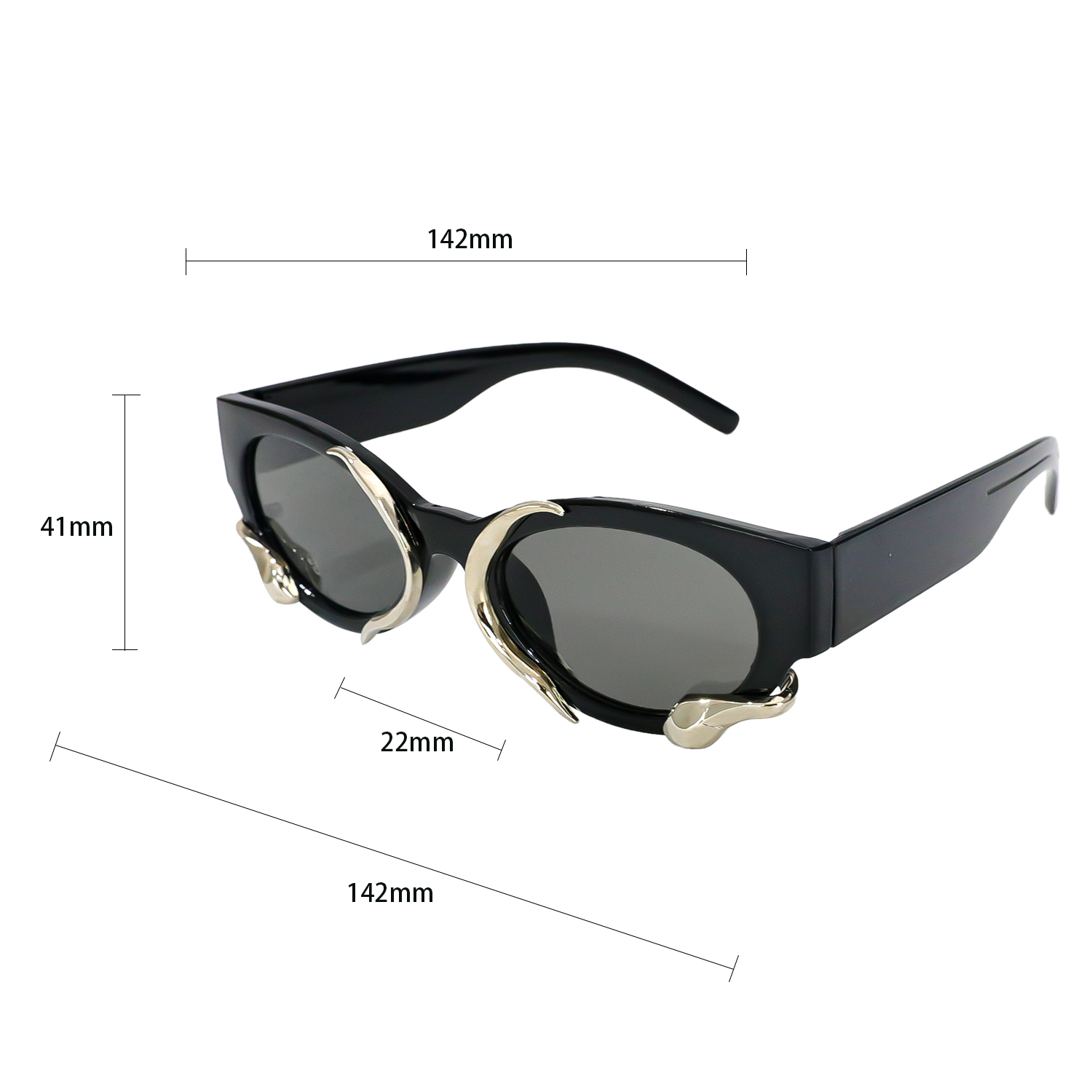 Stereo Spirit Snake Sunglasses - Tech Girl Accessories บทวิจารณ์และราคา