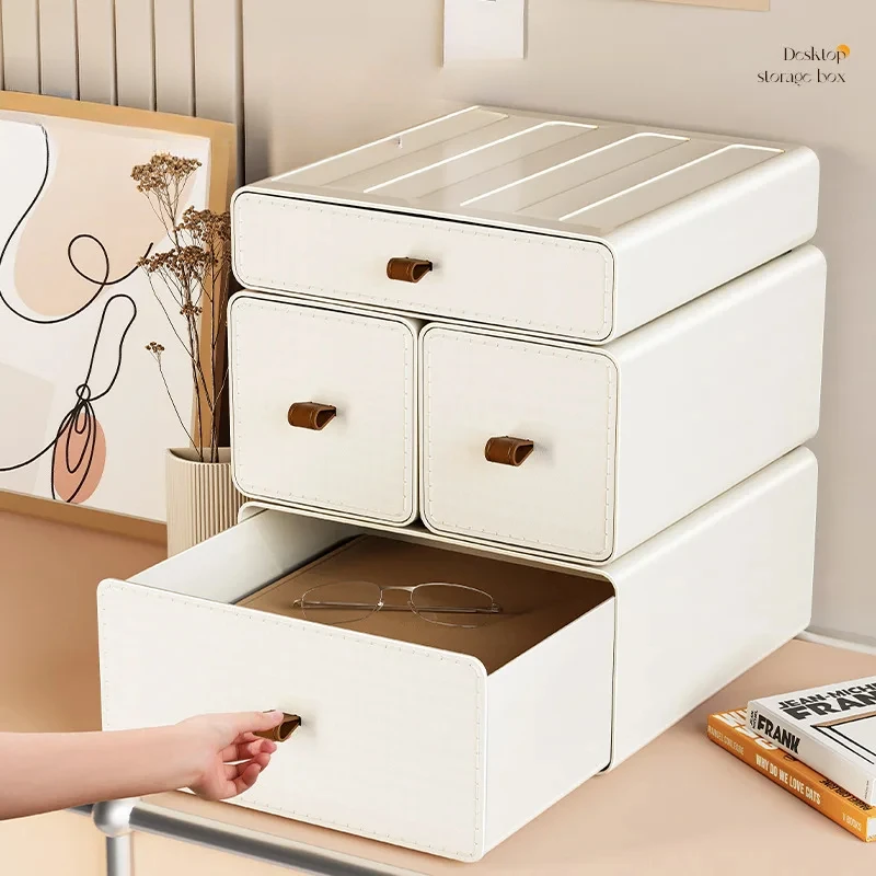 Desktop Storage Box Stackable  - Tech Accessories For Office Desk บทวิจารณ์และราคา