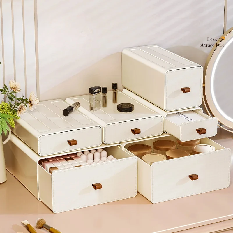 Desktop Storage Box Stackable  - Tech Accessories For Office Desk บทวิจารณ์และราคา