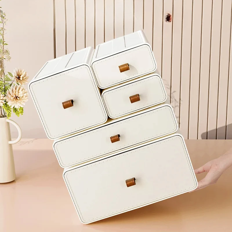 Desktop Storage Box Stackable  - Tech Accessories For Office Desk บทวิจารณ์และราคา
