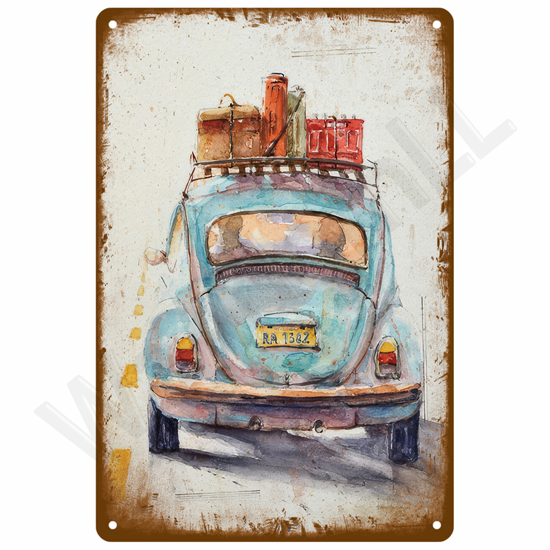 Vintage Metal Plate Tin Sign P - Vintage Tech Accessories บทวิจารณ์และราคา