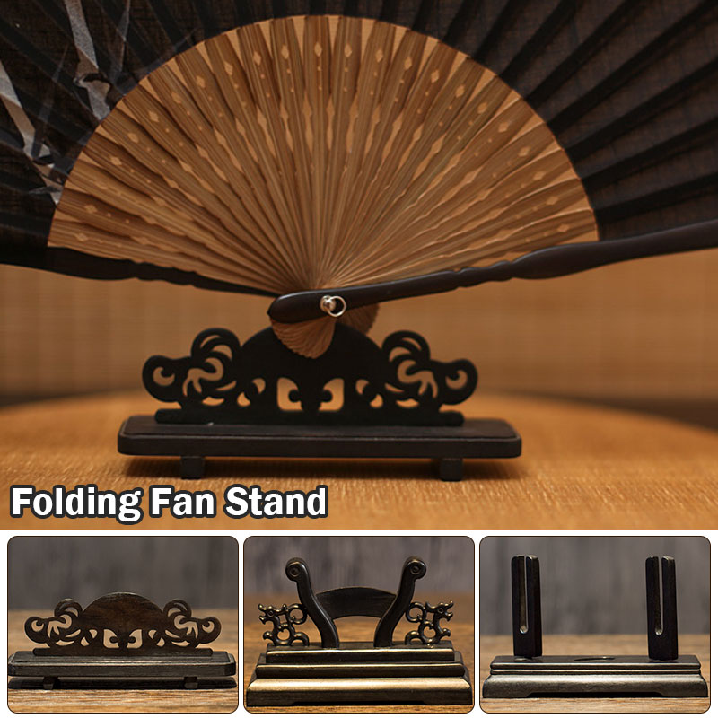 Vintage Art Style Folding Fan  - Tech Accessories For Office Desk บทวิจารณ์และราคา
