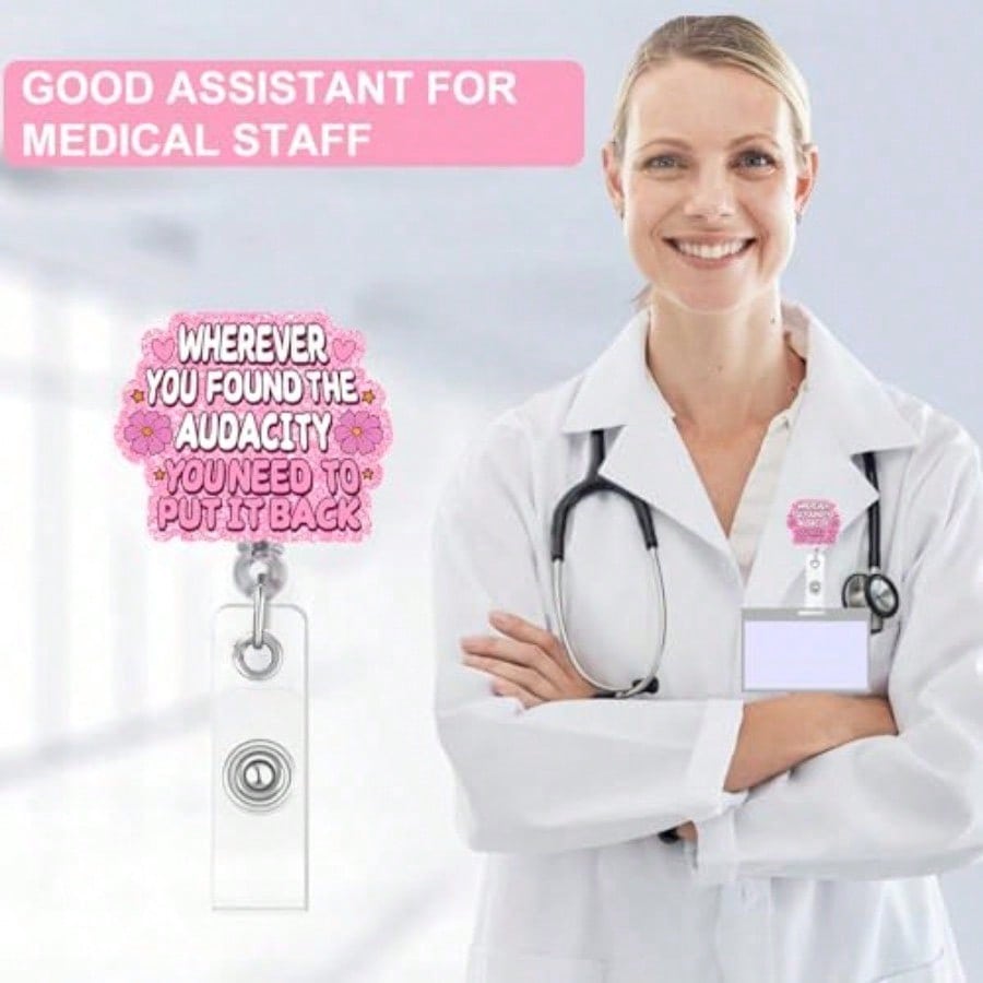 Funny Nurse Badge Reel - Retra - Xray Tech Accessories บทวิจารณ์และราคา