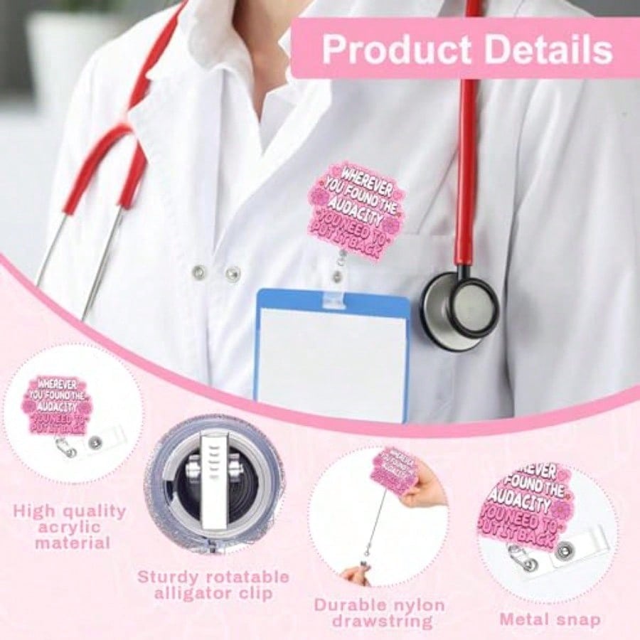 Funny Nurse Badge Reel - Retra - Xray Tech Accessories บทวิจารณ์และราคา