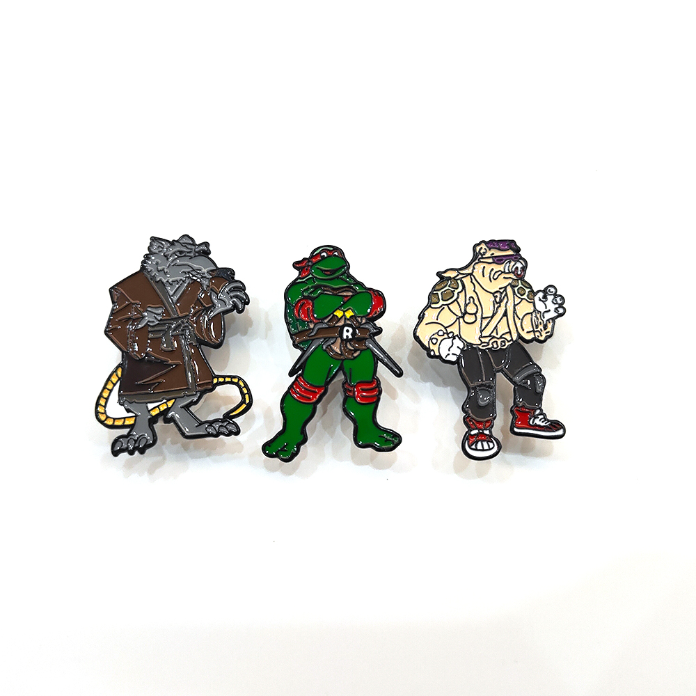 3pcs Vintage Ninja Turtles Pin - Vintage Tech Accessories บทวิจารณ์และราคา