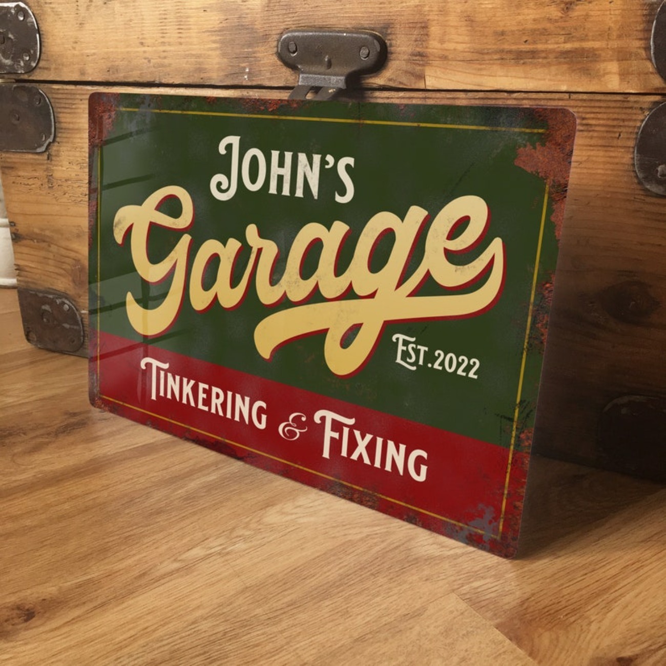 Custom Personalised Garage Met - Vintage Tech Accessories บทวิจารณ์และราคา