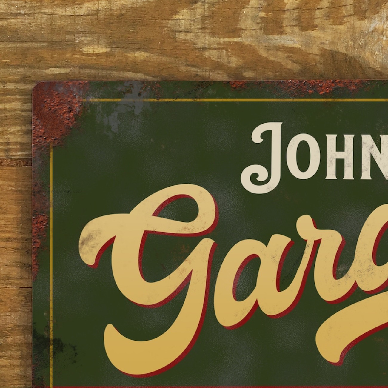 Custom Personalised Garage Met - Vintage Tech Accessories บทวิจารณ์และราคา