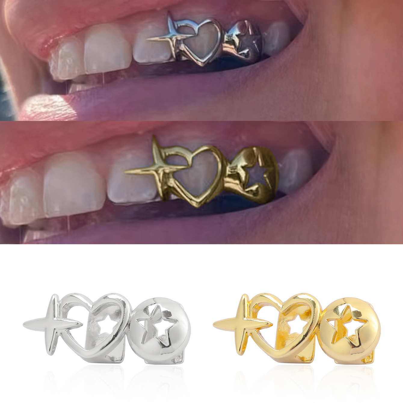Punk Hip Hop Hollow Heart Teet - Vintage Tech Accessories บทวิจารณ์และราคา