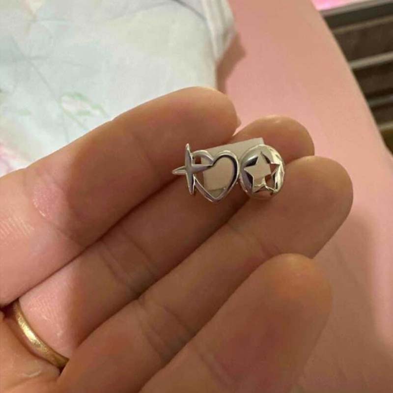 Punk Hip Hop Hollow Heart Teet - Vintage Tech Accessories บทวิจารณ์และราคา
