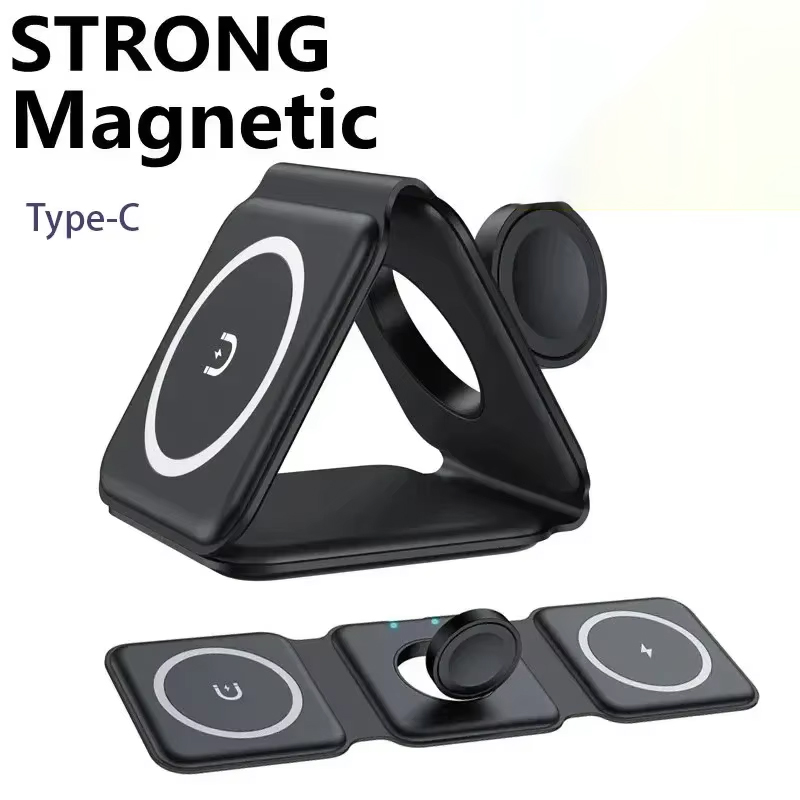 3 in 1 Magnetic Portable Wirel - Wireless Charger 3 In 1 บทวิจารณ์และราคา