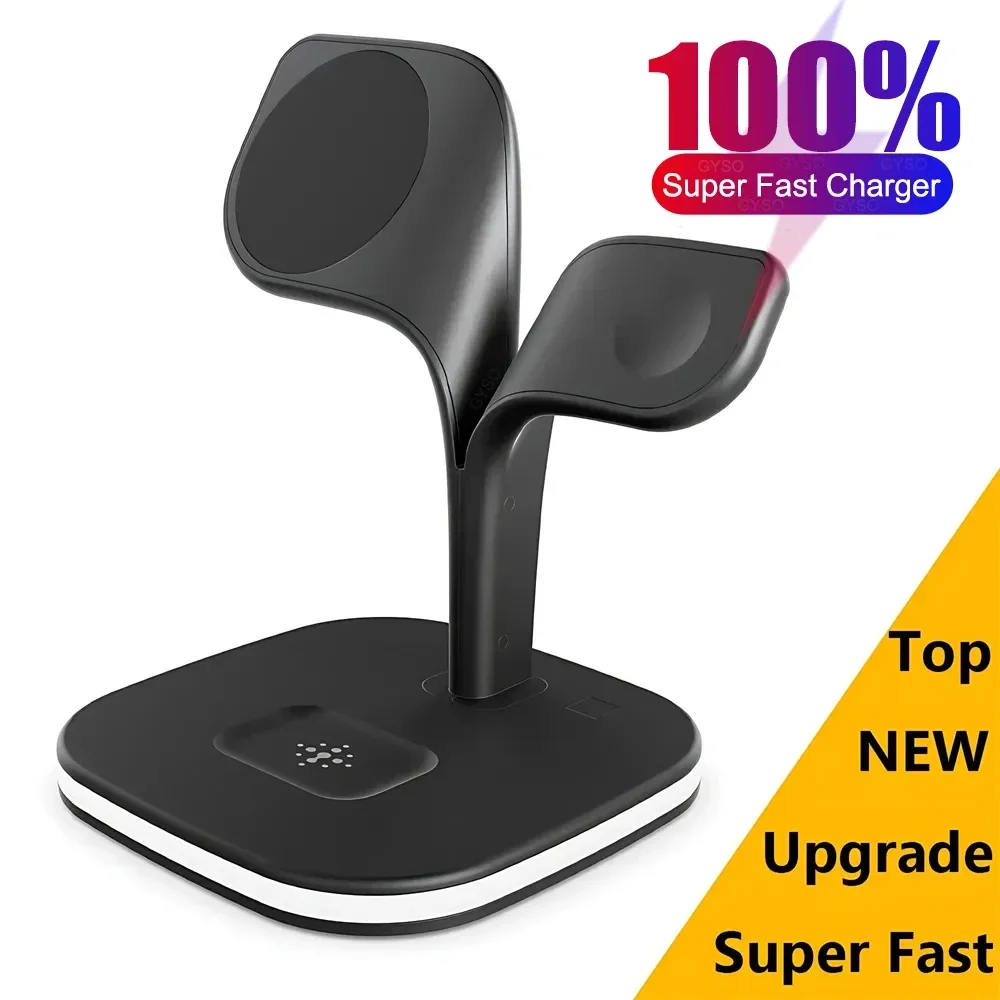 Magnetic 3 in 1 Wireless Charg - Wireless Charger 3 In 1 บทวิจารณ์และราคา
