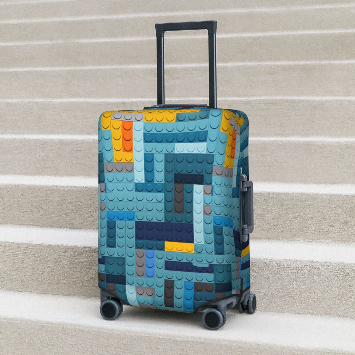 Blue Tech Pixel Building Block - Tech Accessories For Travel บทวิจารณ์และราคา