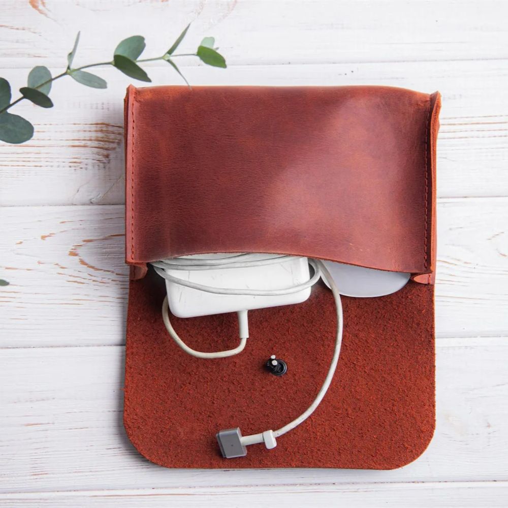 Genuine Leather MacBook Mouse  - Tech Accessories For Travel บทวิจารณ์และราคา