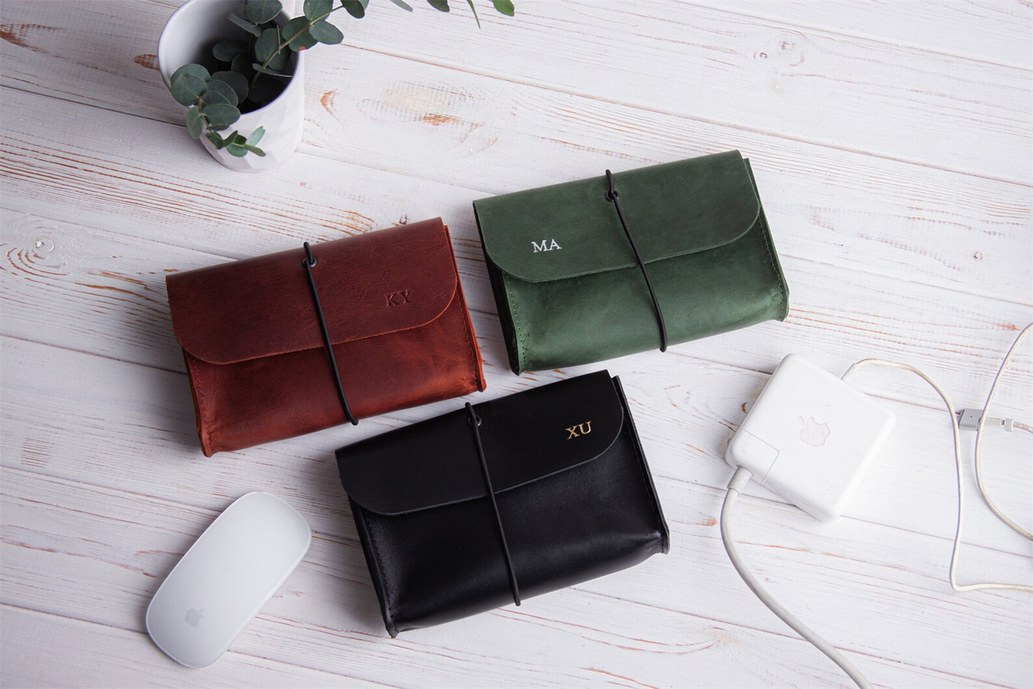 Genuine Leather MacBook Mouse  - Tech Accessories For Travel บทวิจารณ์และราคา